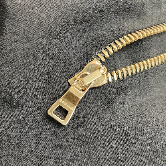 NWT Balmain Short High Waisted Buttoned Wrap Skirt - Picture 8 of 16